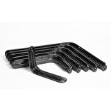 Beşel Ba302SY Siyah 6x8 Cm Lüks Raf Altı - 4 Adet