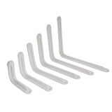 Beşel Ba306 Beyaz 12x14 Cm Lüks Raf Altı - 4 Adet