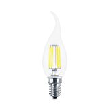 BA35-00410- 4W 2700K SARI IŞIK E14 KIVRIK MUM LED RUSTİK AMPUL 5'Lİ PAKET