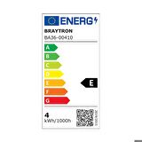 BA36-00410- 4W 2700K SARI IŞIK E14 MUM LED RUSTİK AMPUL 5 Lİ PAKET