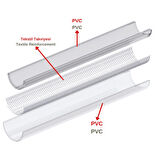 DYZER SÜPER EKSTRA ÖRGÜLÜ ŞEFFAF BAHÇE HORTUMU 6x12  (1 metre) (İç Çap:6 mm Dış Çap: 12 mm)