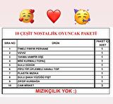 NOSTALJİK OYUNCAK PAKETİ 10 ÇEŞİT