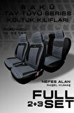Kia Venga Mpw 2012-2015 Aracınıza Uyumlu Koltuk Kılıfı Tay Tüyü Füme