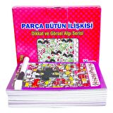 Saklı Nesneler - Farkı Farket - Labirentler - Parça Bütün Ilişkisi - (7-77 Yaş) 4 lü Set