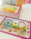 Saklı Nesneler - Farkı Farket - Labirentler - Parça Bütün Ilişkisi - (3-6 Yaş) 4 lü Set
