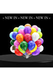 15 ADET BALON DOĞUM GÜNÜ PARTİ SÜS EĞLENCE 11 inç 28 cm METALİK KARIŞIK RENK HEDİYE
