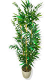 YAPAY YAPRAKLI BAMBU AĞACI 3 BAMBU'LU 140 CM