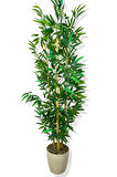 YAPAY YAPRAKLI BAMBU AĞACI 3 BAMBU'LU 140 CM