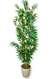 YAPAY YAPRAKLI BAMBU AĞACI 3 BAMBU'LU 140 CM