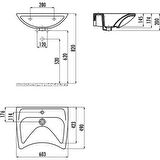 Creavit Bedensel Engelli Lavabo 60x50 cm