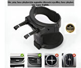 Bmw 5 Serisi F10/F11 2010-2011-2012-2013 Oto Bardak Tutucu Havalandırmalı – Kaymaz Pedli, ABS Gövdeli, Geniş Uyumluluk,İçecek Tutucu, 93x73x86mm