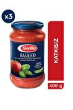 Barilla Basilico Domatesli ve Fesleğenli Makarna Sosu 400 G X 3 Adet Glutensiz  