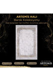Artemis Halı Barok Bej Antrasit Kiremit Eskitme Desen Halı