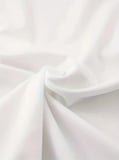 Baskılı Oversize Bisiklet Yaka T-shirt - Beyaz