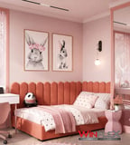 wi̇nflex yatak  başlik ,duvar ve oda dekorasyon panel 10adet-(15x100cm)somon pembe
