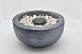BETON - ATEŞ ÇUKURU - YUVARLAK - XLARGE - SİLVER