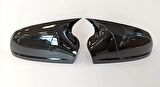 Opel Astra H FL Makyajlı 2010-2013 Batman Yarasa Ayna Kapağı Piano Black ABS Plastik