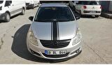 Opel Corsa D 2006-2014 Batman Yarasa Ayna Kapağı Piano Black ABS Plastik