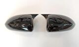 Opel Corsa E 2014-2019 Batman Yarasa Ayna Kapağı Piano Black ABS Plastik