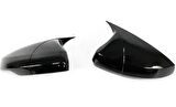 Vw Polo MK6 2018 Sonrası Batman Yarasa Ayna Kapağı Piano Black ABS Plastik
