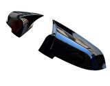 BMW F10 LCI 2013-2016 Makyajlı Kasa Batman Yarasa Ayna Kapağı Piano Black ABS Plastik