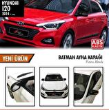 Hyundai İ20 2014 Sonrası Sinyalli Batman Yarasa Ayna Kapağı Piano Black ABS Plastik
