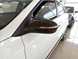 Hyundai İ20 2014 Sonrası Sinyalli Batman Yarasa Ayna Kapağı Piano Black ABS Plastik