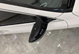 Mercedes W205 C Serisi 2015 Sonrası Batman Yarasa Ayna Kapağı Piano Black ABS Plastik