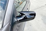 Renault Megane 2 2002-2009 Batman Yarasa Ayna Kapağı Piano Black ABS Plastik