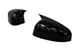Ford Courier 2014-2017 Batman Yarasa Ayna Kapağı Piano Black ABS Plastik