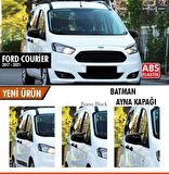 Ford Courier 2018-2021 Batman Yarasa Ayna Kapağı Piano Black ABS Plastik