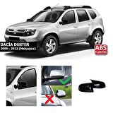 Dacia Duster 2009-2012 Makyajsız Batman Yarasa Ayna Kapağı Piano Black ABS Plastik