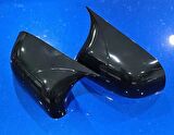 Dacia Duster 2009-2012 Makyajsız Batman Yarasa Ayna Kapağı Piano Black ABS Plastik
