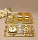 SÖZ NİŞAN TEPSİ DAMAT KAHVE SİRİN SET