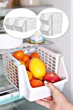 5 Katlı Ayrılabilir Banyo Mutfak Rafı Toparlayıcı Buzdolabı Organizeri