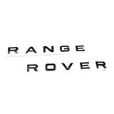 Range Rover Kaput Yazısı Krom Çerçeve içi Siyah Sport Vogue