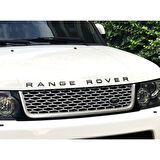 Range Rover Kaput Yazısı Krom Çerçeve içi Siyah Sport Vogue