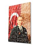 Atatürk Cam Tablo 4 mm Dayanıklı Temperli Cam