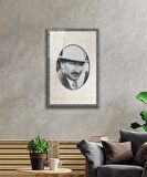 Atatürk Cam Tablo 4 mm Dayanıklı Temperli Cam