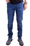 Twister Vegas 132-265 Mavi Yüksek Bel Rahat Paça Erkek Jeans Pantolon