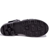 Igor S10259 Bıarrıtz Mate Siyah Ortopedik Günlük Kadın Sandalet