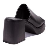 Dagoster DZA07-890201BB Siyah Spor Topuklu Kadın Terlik