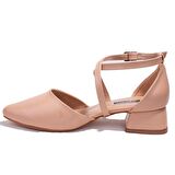 Dagoster DZA07-928700BB Nut Klasik Topuklu Kadın Ayakkabı