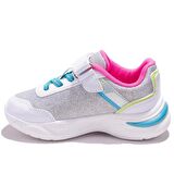 Kinetix WannaBB Beyaz Pembe Ortopedik Günlük Kız Çocuk Spor Ayakkabı