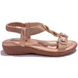 Dagoster DZA07-74136903BB Bej Günlük Ortopedik Kadın sandalet