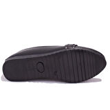 Dagoster DZA07-147230BB Siyah Ortopedik Günlük Babet Kadın Ayakkabı