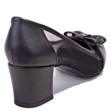 Dagoster DZA07-2681923BB Siyah Klasik Topuklu Kadın Ayakkabı