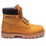 Hammer Jack 10216600 Sarı Ortopedik Günlük Unisex Deri Bot