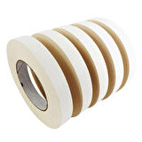 Çift Taraflı Beyaz Elle Kopan Şeffaf Bant 100 metre uzunlukta (20 mm-2 cm) eninde