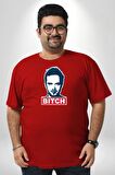 Breaking Bad Kırmızı Büyük Beden Erkek Kadın Unisex Basic Ön Baskılı Tişört